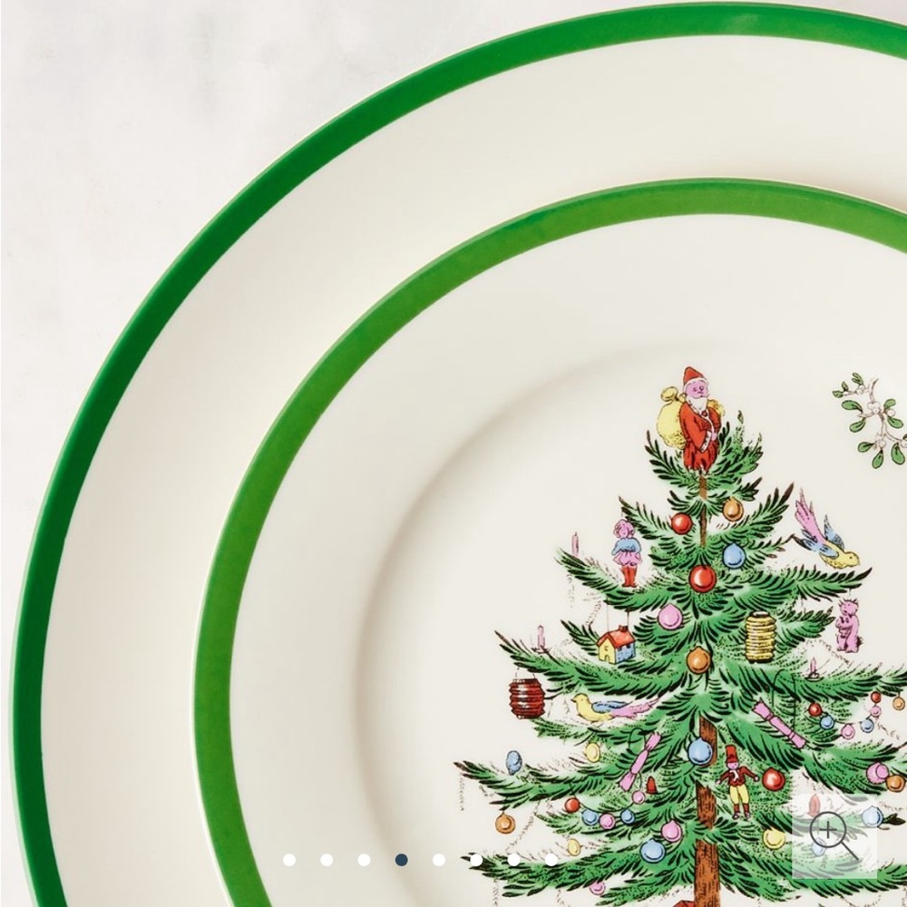 Spode Christmas Tree Dinnerware 4-Piece Plate Setting NEW in Box - Picture 6 of 11